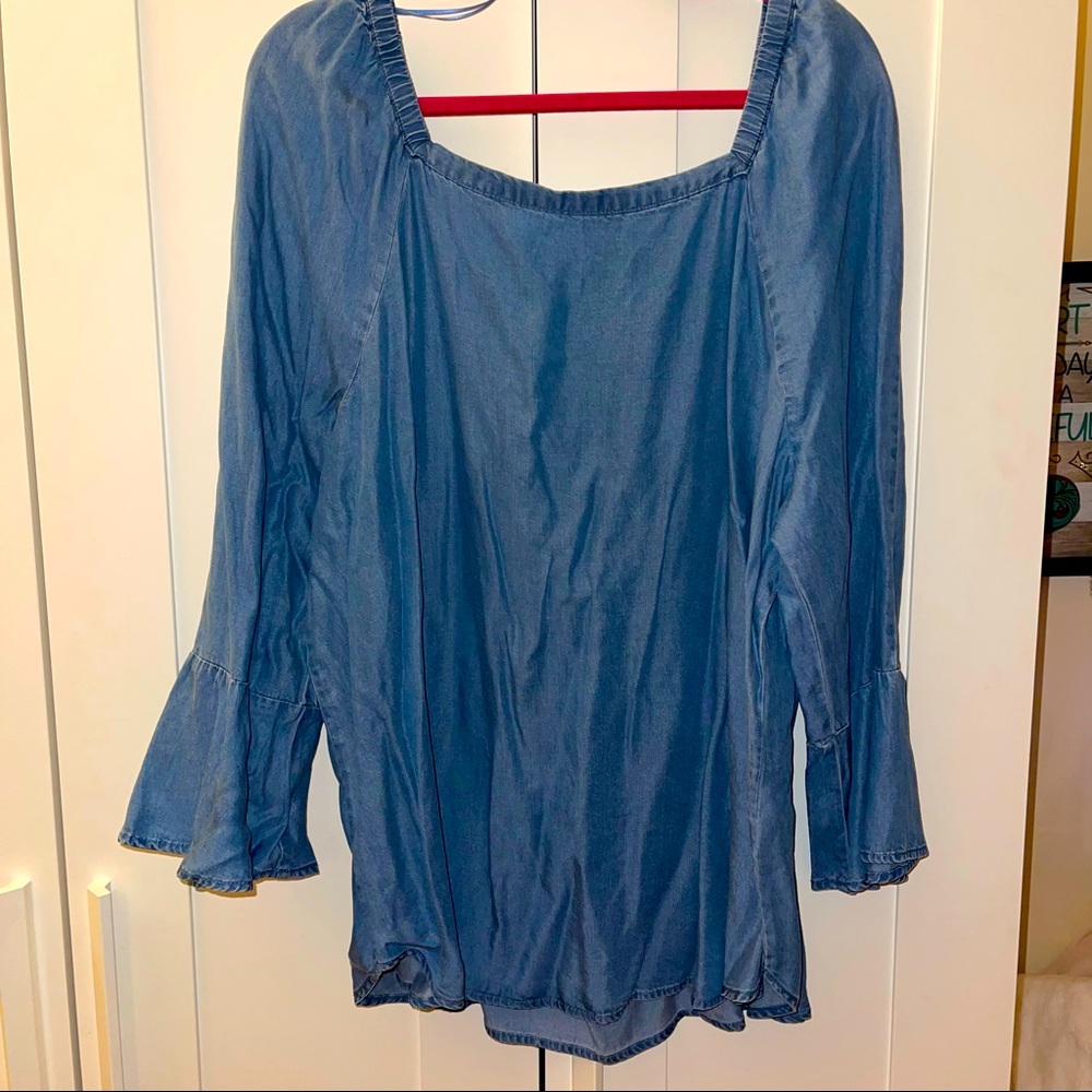 Liz Claiborne Denim Blouse